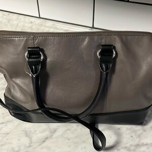 Grey and Black Purse